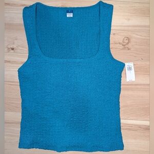 Old Navy Blue Textured Camisole